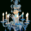 Blue Chandeliers (Photo 7 of 15)