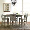 Gray Wash Banks Pedestal Extending Dining Tables (Photo 10 of 25)