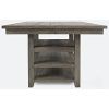 Gray Wash Banks Pedestal Extending Dining Tables (Photo 19 of 25)