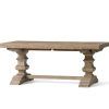 Gray Wash Banks Pedestal Extending Dining Tables (Photo 5 of 25)