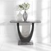 Gray Wood Veneer Console Tables (Photo 13 of 15)