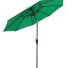 Green Patio Umbrellas (Photo 13 of 15)