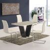 Cream Gloss Dining Tables And Chairs (Photo 16 of 25)