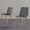 Grey Leather Dining Chairs (Photo 24 of 25)