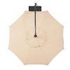 Griselda Solar Lighted  Rectangular Market Umbrellas (Photo 22 of 25)