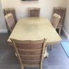 Light Oak Dining Tables And 6 Chairs (Photo 24 of 25)