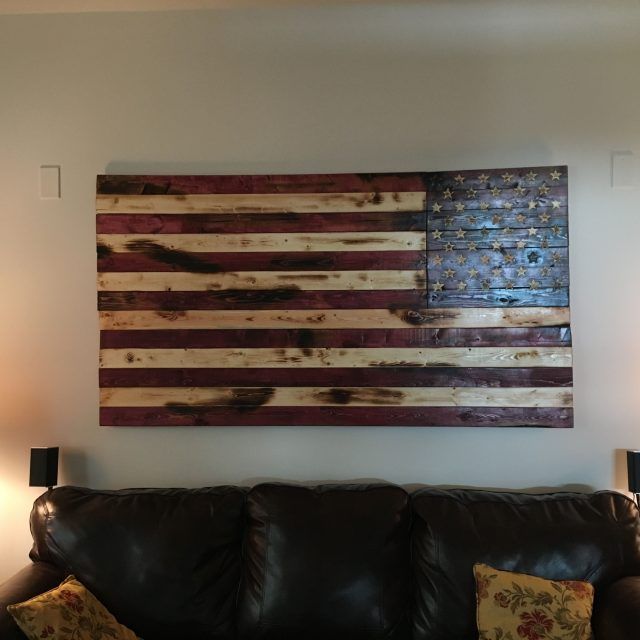 15 Photos American Flag Wall Art