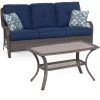 Patio Conversation Sets With Blue Cushions (Photo 7 of 15)