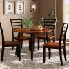 Hanska Wooden 5 Piece Counter Height Dining Table Sets (Set Of 5) (Photo 2 of 25)