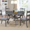 Hanska Wooden 5 Piece Counter Height Dining Table Sets (Set Of 5) (Photo 4 of 25)