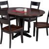 Hanska Wooden 5 Piece Counter Height Dining Table Sets (Set Of 5) (Photo 5 of 25)
