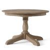 Weathered Gray Owen Pedestal Extending Dining Tables (Photo 2 of 25)