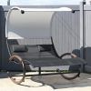 Chaise Lounge Chair With Canopy (Photo 4 of 15)