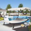 Chaise Lounge Chair With Canopy (Photo 7 of 15)