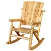 Char Log Patio Rocking Chairs With Star (Photo 11 of 15)