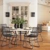 Magnolia Home Breakfast Round Black Dining Tables (Photo 14 of 25)