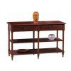 Heartwood Cherry Wood Console Tables (Photo 9 of 15)