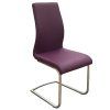 Purple Faux Leather Dining Chairs (Photo 4 of 25)