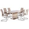 Cream Gloss Dining Tables And Chairs (Photo 23 of 25)