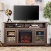 Wood Highboy Fireplace Tv Stands (Photo 6 of 15)