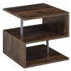 Wood Coffee Tables With 2-Tier Storage (Photo 15 of 15)
