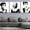 Marilyn Monroe Black And White Wall Art (Photo 13 of 15)
