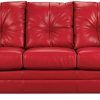 Red Leather Couches (Photo 1 of 15)