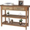 3-Piece Shelf Console Tables (Photo 3 of 15)