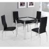Square Black Glass Dining Tables (Photo 5 of 25)