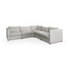 130" Stockton Sectional Couches With Double Chaise Lounge Herringbone Fabric (Photo 21 of 24)