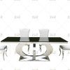 Long Dining Tables With Polished Black Stainless Steel Base (Photo 7 of 25)