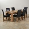 Chunky Solid Oak Dining Tables And 6 Chairs (Photo 1 of 25)
