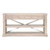 Natural Seagrass Console Tables (Photo 8 of 15)