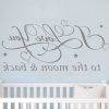 I Love You To The Moon And Back Wall Art (Photo 9 of 15)