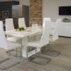 White High Gloss Dining Tables And Chairs (Photo 15 of 25)