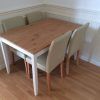 Dining Tables With White Legs And Wooden Top (Photo 12 of 25)