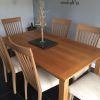 Solid Oak Dining Tables And 6 Chairs (Photo 24 of 25)