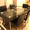 Black Glass Dining Tables And 6 Chairs (Photo 3 of 25)