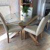 Round Glass And Oak Dining Tables (Photo 21 of 25)