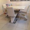 White Gloss Dining Tables 140Cm (Photo 17 of 25)