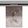 Ina Matte Black 60 Inch Counter Tables With Frosted Glass (Photo 4 of 25)