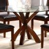 Round Glass And Oak Dining Tables (Photo 16 of 25)