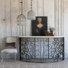 Marble And White Console Tables (Photo 13 of 15)