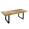 Iron Dining Tables With Mango Wood (Photo 1 of 25)