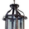 French Iron Lantern Chandeliers (Photo 10 of 15)