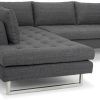 Noa Sectional Sofas With Ottoman Gray (Photo 22 of 25)