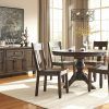 Jaxon 5 Piece Extension Round Dining Sets With Wood Chairs (Photo 7 of 25)