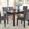 Jaxon 7 Piece Rectangle Dining Sets With Upholstered Chairs (Photo 14 of 25)