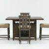 Jaxon 5 Piece Extension Counter Sets With Wood Stools (Photo 2 of 25)