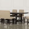 Jaxon Grey 5 Piece Extension Counter Sets With Fabric Stools (Photo 9 of 25)